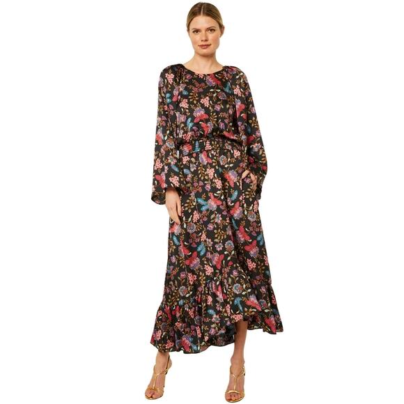 MISA Los Angeles Elsa Floral Maxi Dress - Size Medium - Picture 1 of 12